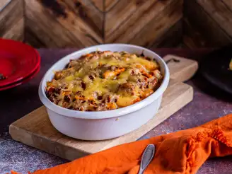 Mexican Squash and Ground Beef Casserole